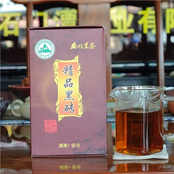 石峰山精品黑砖茶1995年原料600克